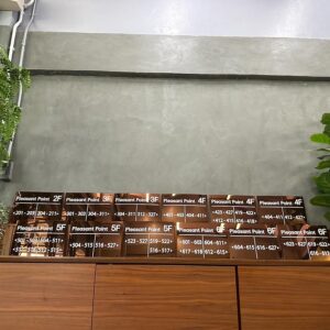 รวมป้ายบอกทิศทางติดผนัง