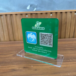 ป้ายสแกนจ่ายกรุงไทย สำหรับร้านค้า สวยแข็งแรงทนทาน