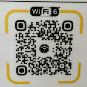 คิวอาร์โค้ด พิมพ์ UV สำหรับเชื่อมต่อ Wifi